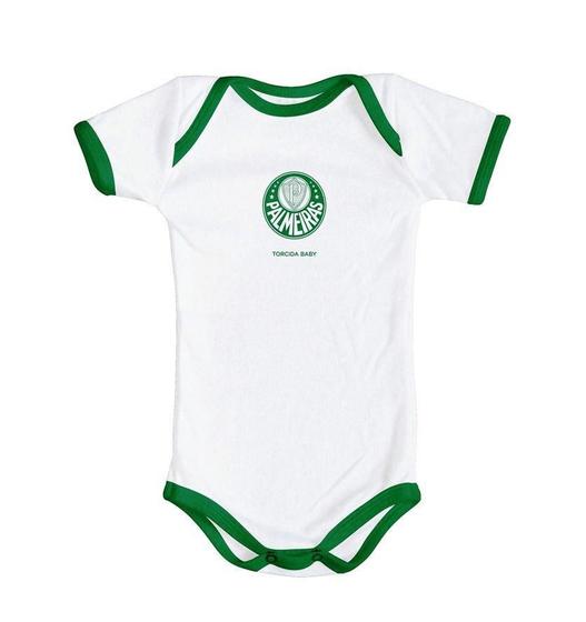 Imagem de Body Palmeiras Branco Oficial Torcida Baby