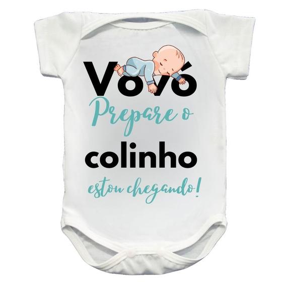 Imagem de Body para bebê anunciar grávidez diversas estampas