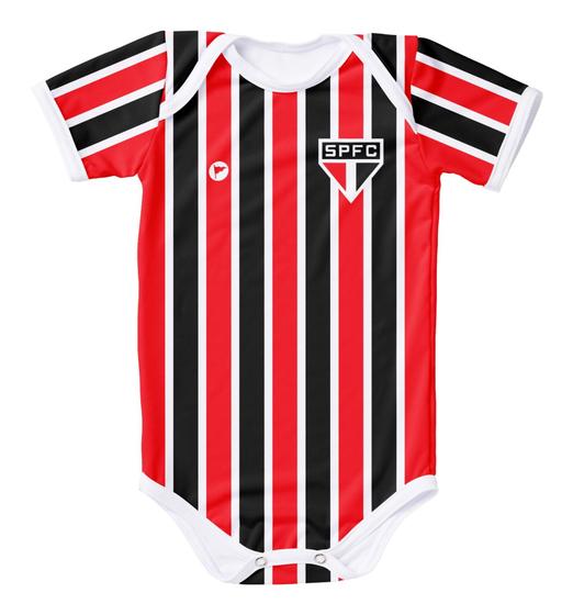 Imagem de Body Pare Bebês São Paulo Licenciado Oficial Original Bory Bori Roupinha Time Futebol