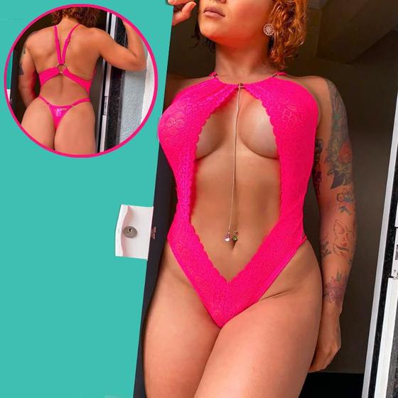 Imagem de Body Perfeito Sensualle Pink Fluorescente