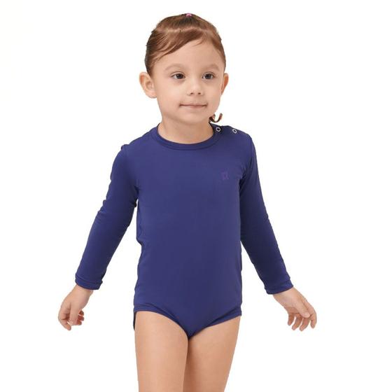 Imagem de Body Praia Infantil Marinho UV.LINE