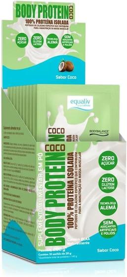 Imagem de Body Protein Coco 10 Sachês Equaliv