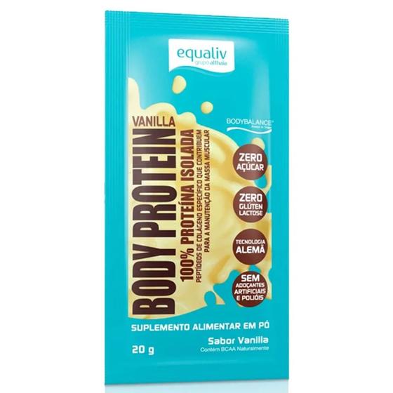 Imagem de Body Protein Equaliv Sabor Vanilla 20g