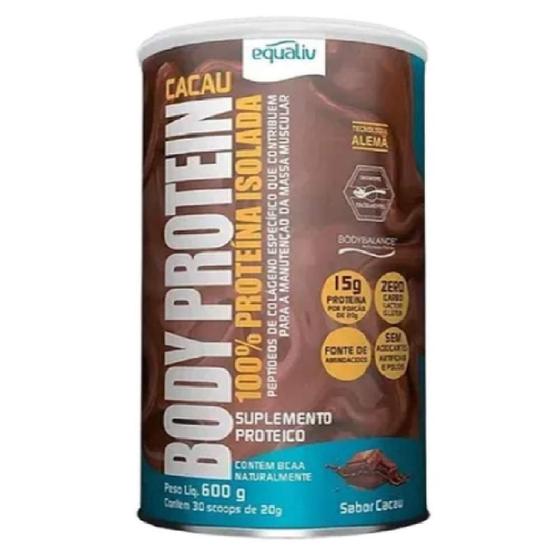 Body Protein Proteina Isolada Peptídeo Colágeno 600g Equaliv Menor preço em Body Protein Proteina Isolada Peptídeo Colágeno 600g Equaliv