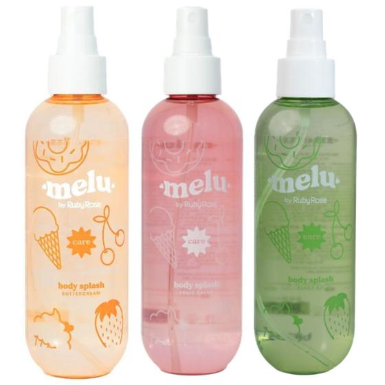 Imagem de Body Splash Corporal Melu Ruby Rose 200ml RR6600