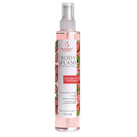 Imagem de Body Splash Desodorante Colônia Morango com Champagne 130ml