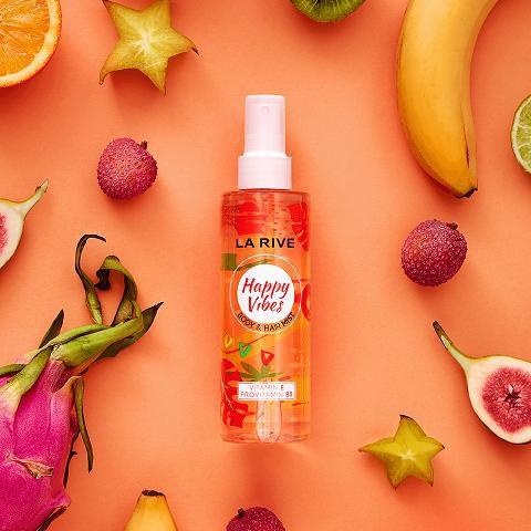 Body Splash e Perfume Capilar Happy Vibes La Rive 200 ml - Body Splash