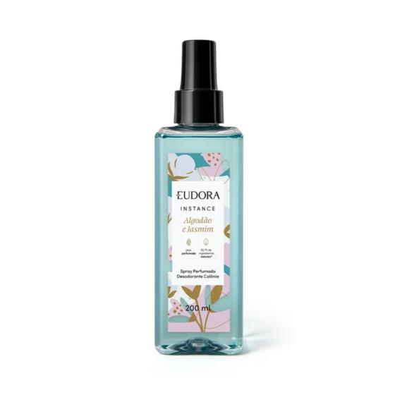Imagem de Body Splash Eudora Instance Algodão e Jasmim 200ml