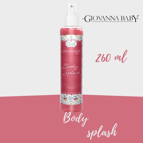 Body Splash Giovanna Baby Cherry 260ml Giovanna Bbay Body Splash e