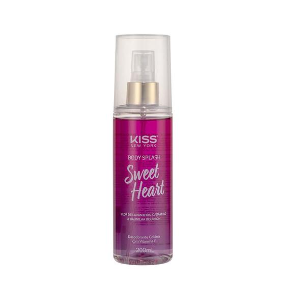 Imagem de Body Splash Perfume Desodorante Colônia Corporal Kiss New York 200ml Floral Frutal Vitamina E