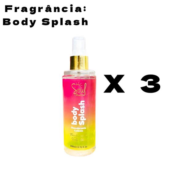 Body Secret Splas Body Splash Soul Cosméticos Perfume Corporal Desodorante Colônia Secret ...