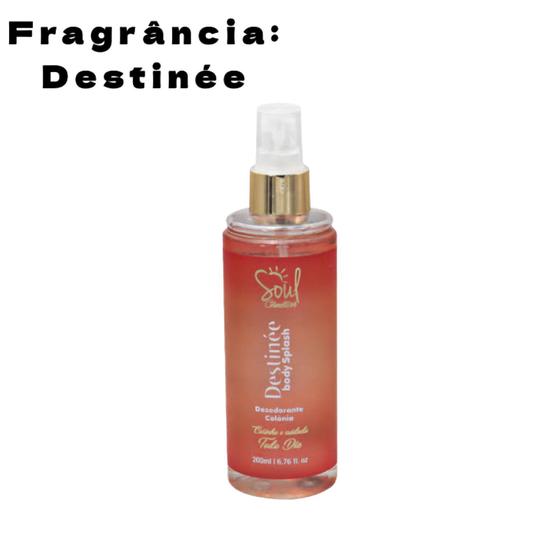 Imagem de Body Splash Soul Cosméticos Perfume Corporal Desodorante Colônia Secret, Destinée e Splash 200ml