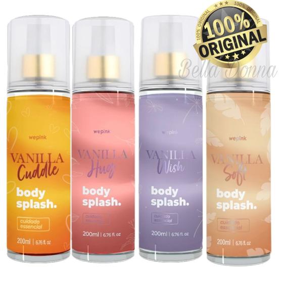 Body Splash Vanilla Wepink - Body Feminino - Magazine Luiza