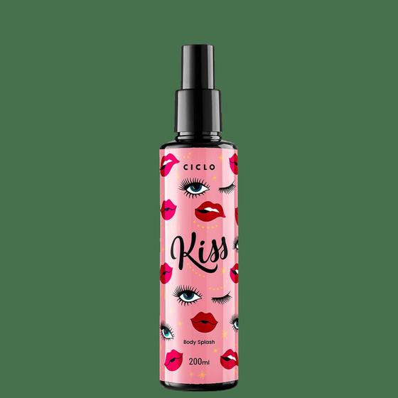 Body Spray Kiss Ciclo Cosméticos Feminino Deo Colônia 200ml Perfume