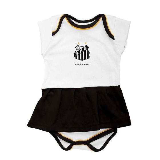 Imagem de Body Vestido Santos Infantil - Torcida Baby