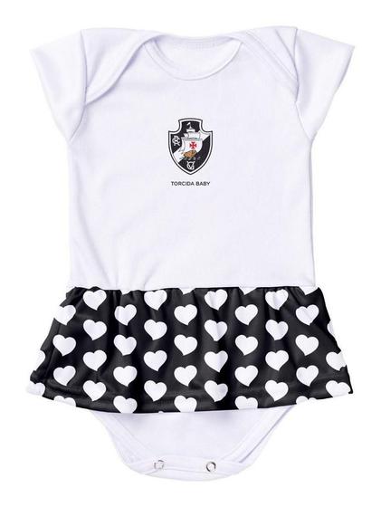 Imagem de Body Vestido Vasco Corações Torcida Baby