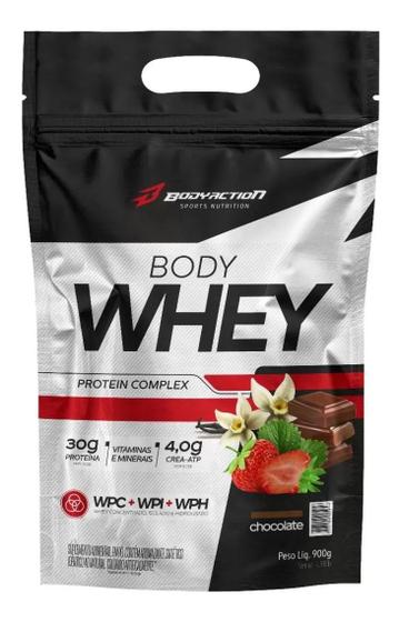 Body Whey Protein Complex 900g - Body Action Menor preço em Body Whey Protein Complex 900g - Body Action