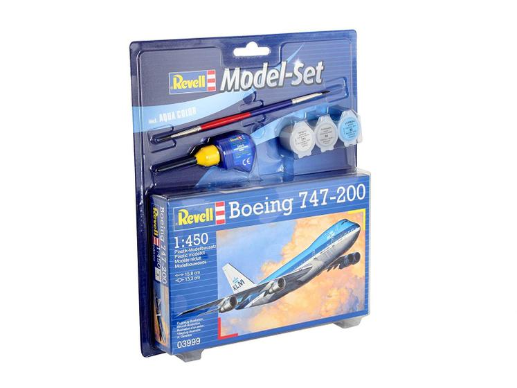 Imagem de Boeing 747-200 1/450 Model-Set Revell 63999