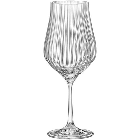 Imagem de BOHEMIA TULIPA OPT TAÇA VINHO 23x9x9cm 450ml CRISTAL TRANSP 6PÇ