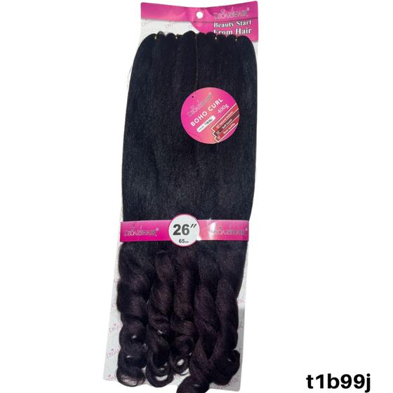 Imagem de Boho Curl Jumbo Para Trança Textura Natural Dsoar Hair 400g