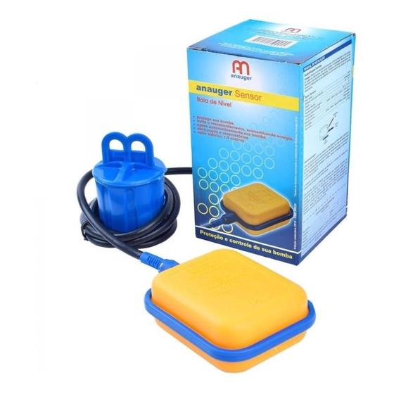 Bóia automática nível para bomba de água 110/220v anauger Menor preço em Bóia automática nível para bomba de água 110/220v anauger