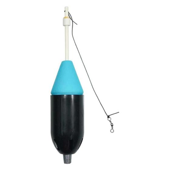 Imagem de Boia Barão Para Pesca Em Pesqueiro Cevadeira Tamba 45g 659 Copo Preto e Azul