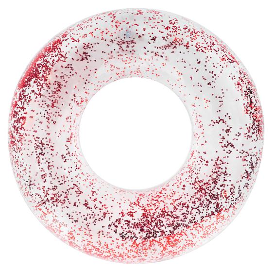 Imagem de Boia Circular com Glitter 52cm Vermelho