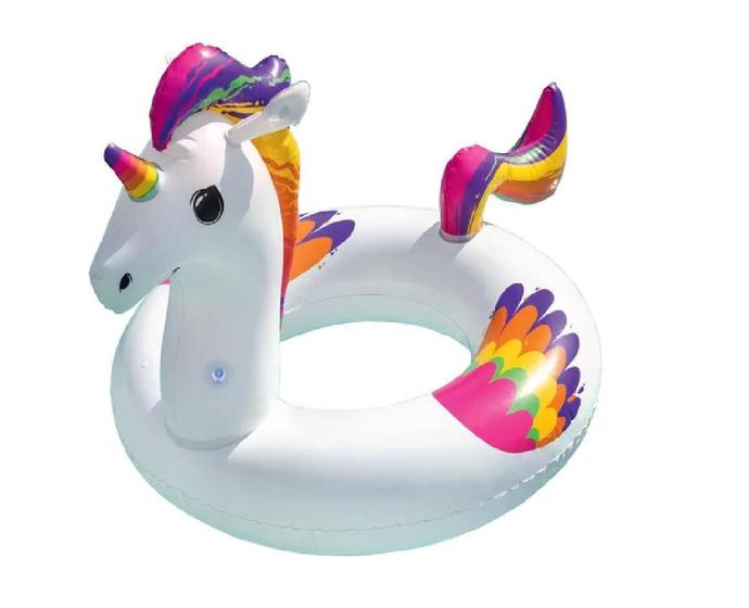 Imagem de Boia Circular Inflavel Unicornio 119X91Cm Na Caixa