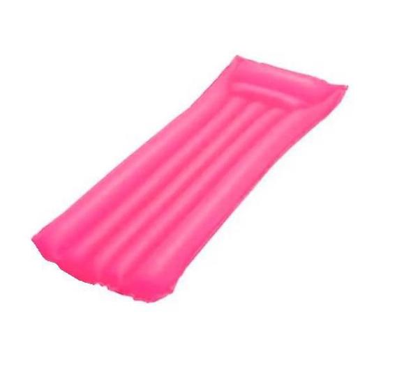 Imagem de Boia Colchonete Rosa Inflável 1,83m Intex - PVC Resistente