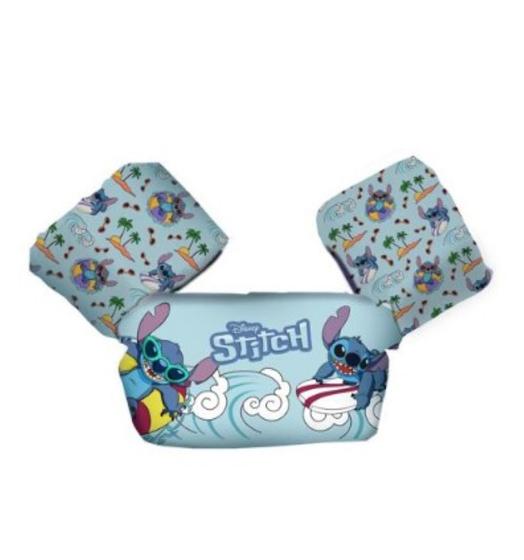 Imagem de Boia Colete de Braço Infantil Stitch Piscina Salva Vida 56cm - DYIN-274 Etitoys