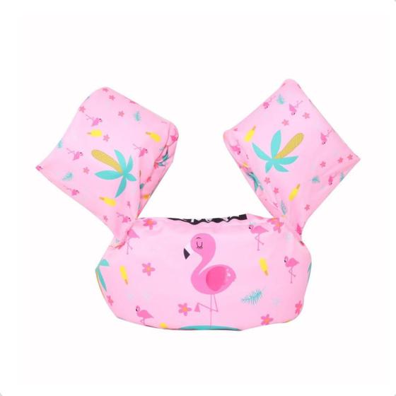 Imagem de Boia Colete Infantil Tam. M - Dutetoys Boia Colete Infantil ROSA Flamingo tam M - Dutetoys