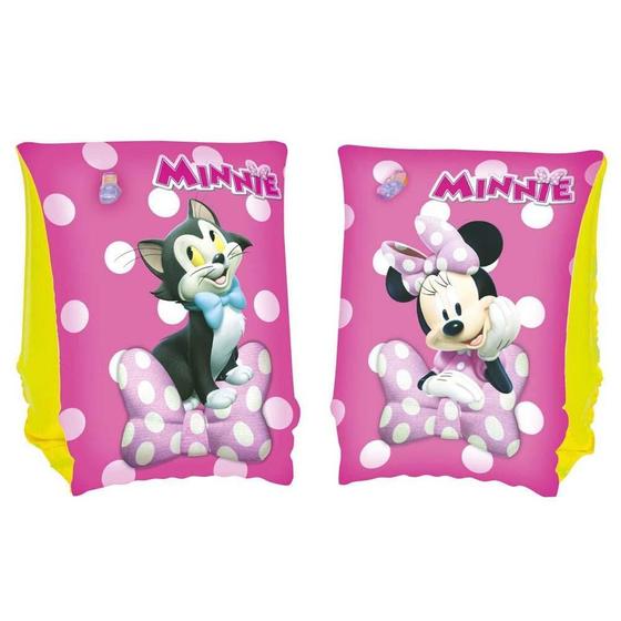 Imagem de Boia de Braço Inflável MINNIE 25cm x 15cm Bestway 91038