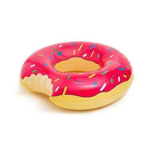 Imagem de Bóia Donut Gigante Rosa Piscina Praia Festa Verão 120Cm