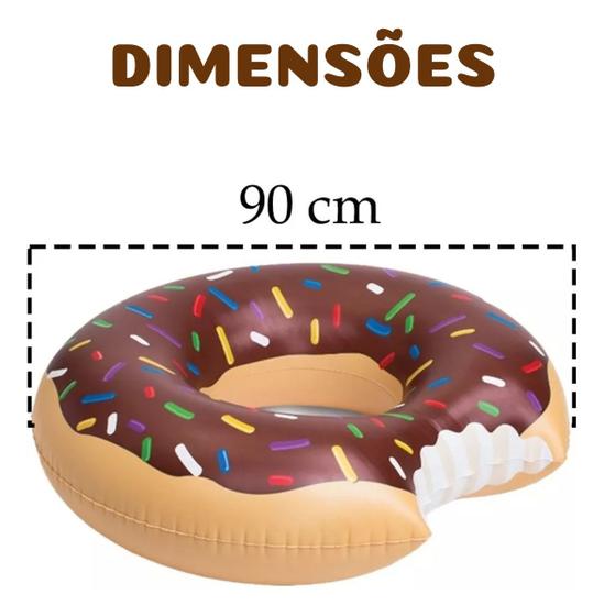 Imagem de Boia Donuts Rosquinha Piscina Inflavel Criança Adulto Grande