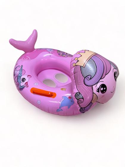 Imagem de Boia Infantil Bebe Pezinho Menino Menina Unicornio Fralda