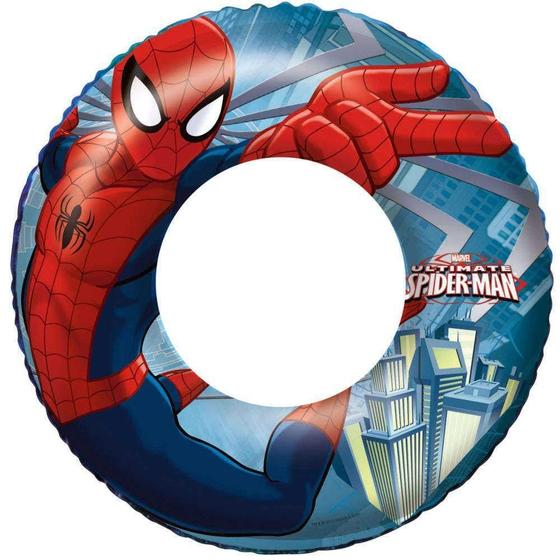 Imagem de Boia Infantil Circular Marvel Homem Aranha 56 cm Bestway