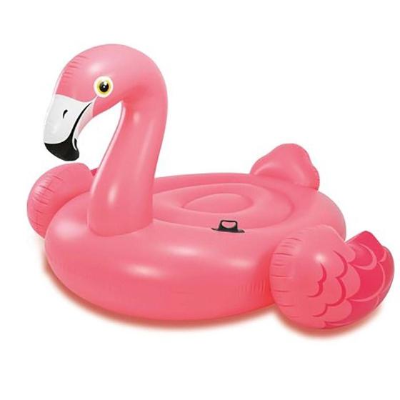 Boia Infantil Juvenil Inflável com Alça Flamingo Intex Imagem de Boia Infantil Juvenil Inflável com Alça Flamingo Intex