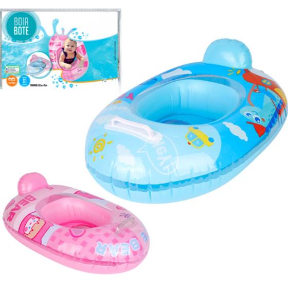 Imagem de Boia Infantil Perninha Inflável Piscina Bebê Criança Circular