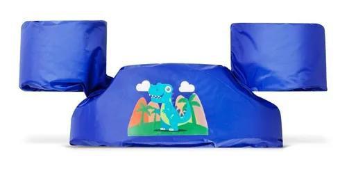 Imagem de Boia Infantil Tipo Colete Dinossauro Azul - ATÉ 25 KG