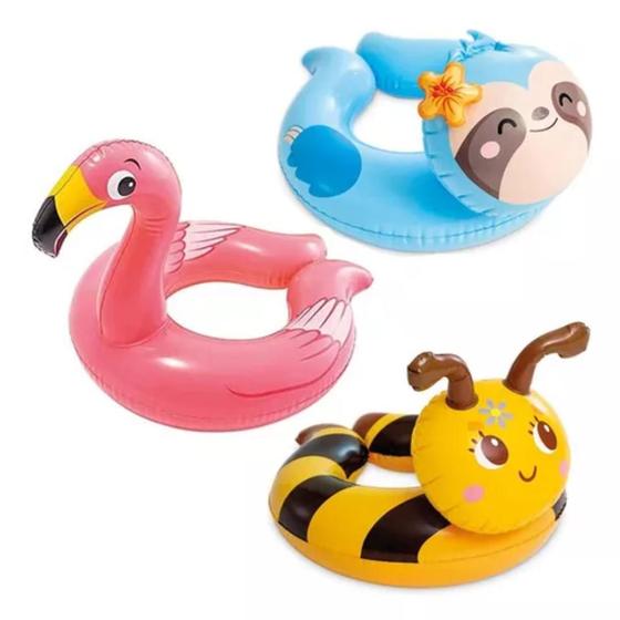 Imagem de Boia Inflável de Cintura Infantil Animaizinhos - Intex