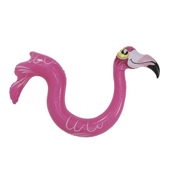 Imagem de Boia Inflável Flutuador Flamingo Praia Piscina 126X77Cm Bel