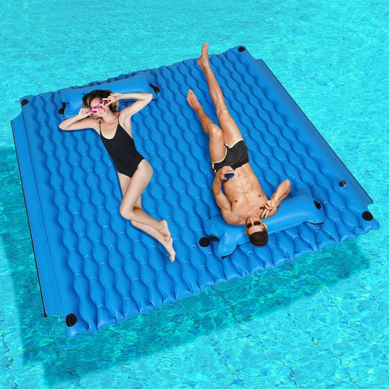 Imagem de Boia Inflável YU YUSING para Piscina - com Rede para Adultos