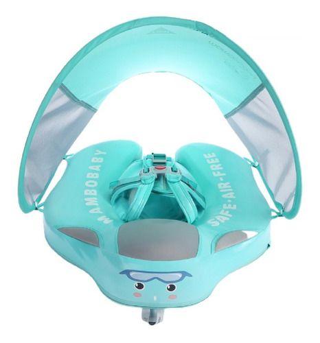 Imagem de Boia Mambobaby Colete Flutuador Com Proteção Solar Para Bebê