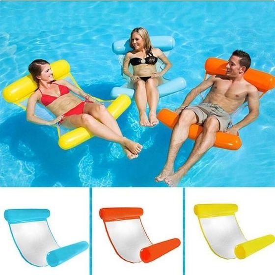 Boia Rede Piscina Cama Flutuante Deitado reclinável inflável Menor preço em Boia Rede Piscina Cama Flutuante Deitado reclinável inflável