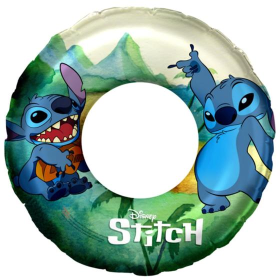 Imagem de Boia Stitch Infantil Circular Lilo Stitch Disney Piscina