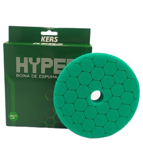 Imagem de Boina de Espuma Agressiva Verde Hyper 5 Polegadas Kers