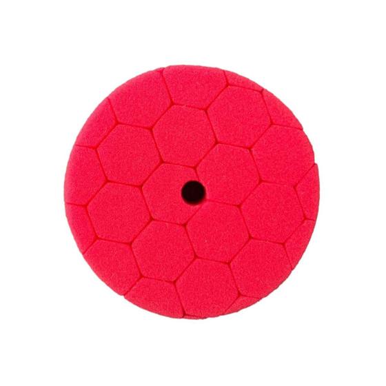 Imagem de Boina de Espuma Hex 3" Vermelha Super Lustro Sigma