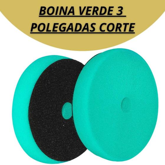 Imagem de Boina de espuma verde 3 polegadas corte rotta