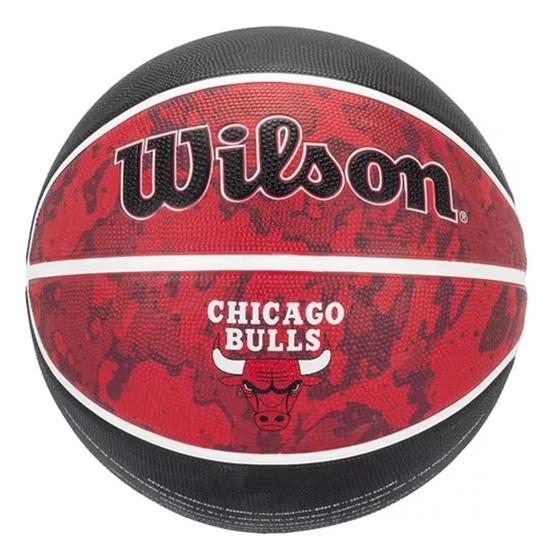 Imagem de Bola Basquete Wilson Nba Team Tiedye Chicago Bulls Tamanho 7