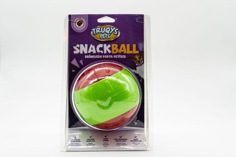 Imagem de Bola Brinquedo Porta Petisco Cães Truqys Pets - Snack Ball